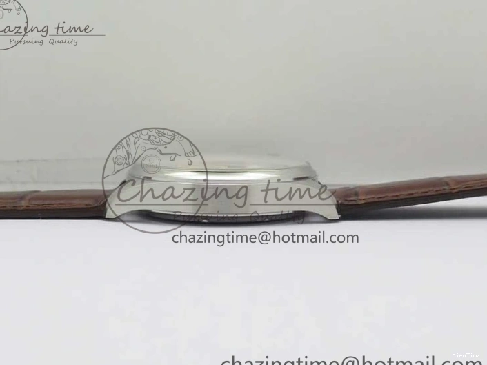 MIROTIME 0408 Original Portuguese IW358304 ZF 1:1 Best Edition SS White Dial RG Markers on Leather Strap A 7077